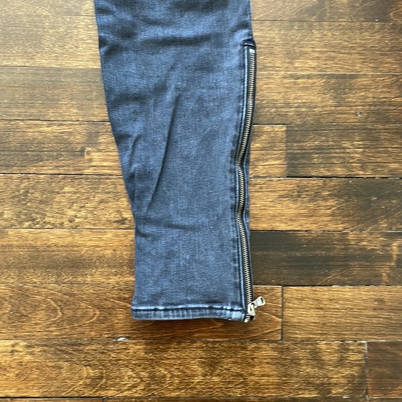 J Brand Kassidy charcoal zipper skinny jeans 27 - Picture 5 of 7